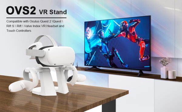 AMVR Compatible with Quest 2 Stand, and Controller Mount Station - Image 3
