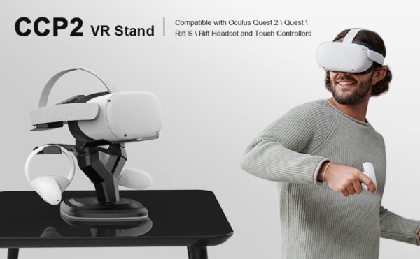 AMVR Compatible with Quest 2 Stand, and Controller Mount Station - Image 2